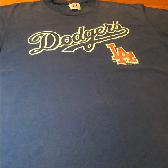 Vintage LA Dodgers LOGO 7 Shirt - Picture 3 of 8